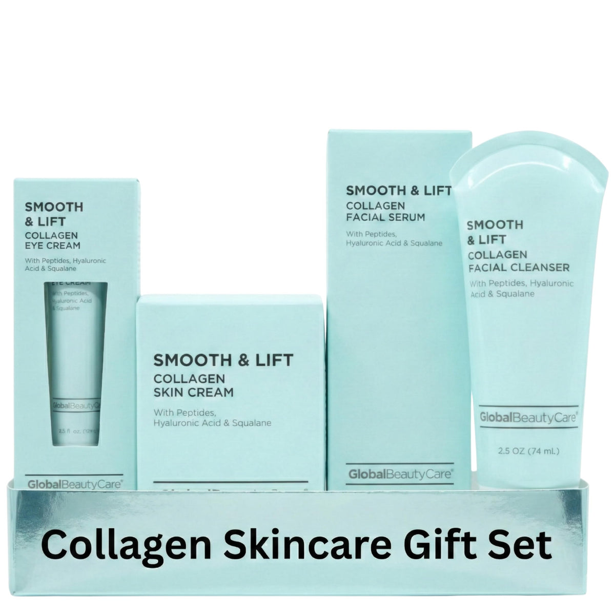 Global Beauty Care Smooth & Lift Cleanser bottle for gentle daily cleansing