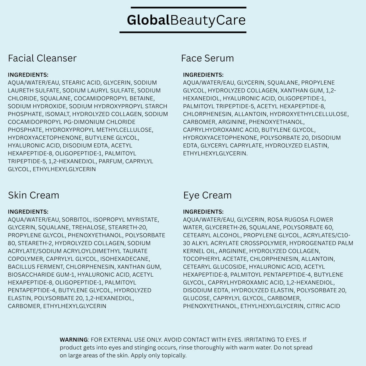 Global Beauty Care Smooth & Lift close-up of creamy texture