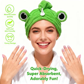 Globalnice Frog Hair Towel hands-free use during skincare or makeup