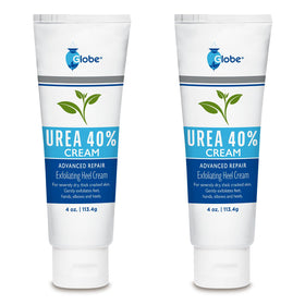 Globe Urea 40% cream two-pack front view for intensive hydration and skin repair.