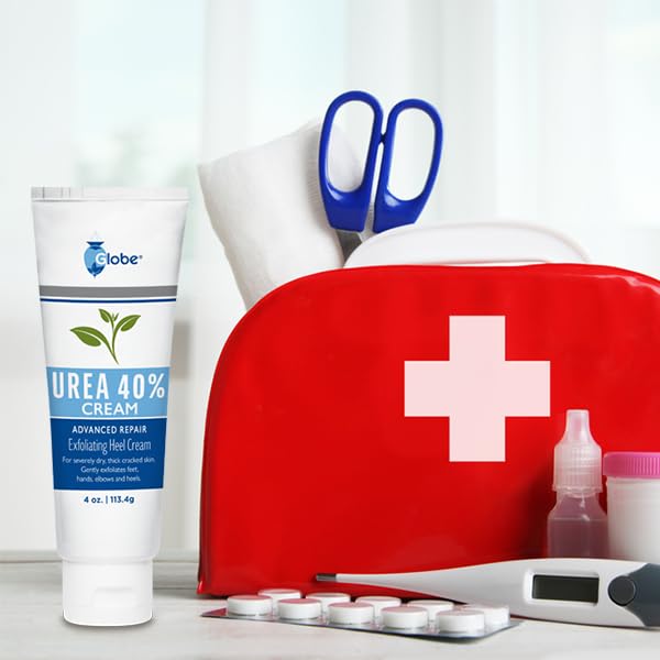 Globe Urea 40% cream ingredients label for transparency and quality.