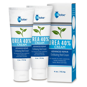 Globe Urea 40% cream morning routine with easy application.