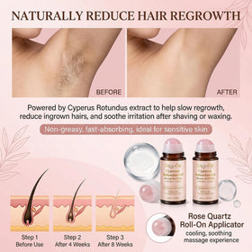 GLOE post-grooming care being applied to skin for balanced look.