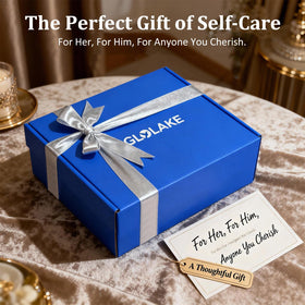 GLOLAKE Cooling therapy keeps skin comfortable after sun or shaving.