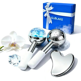 GLOLAKE Ice Roller Face 1 delivers refreshing cooling for a revitalized morning glow.