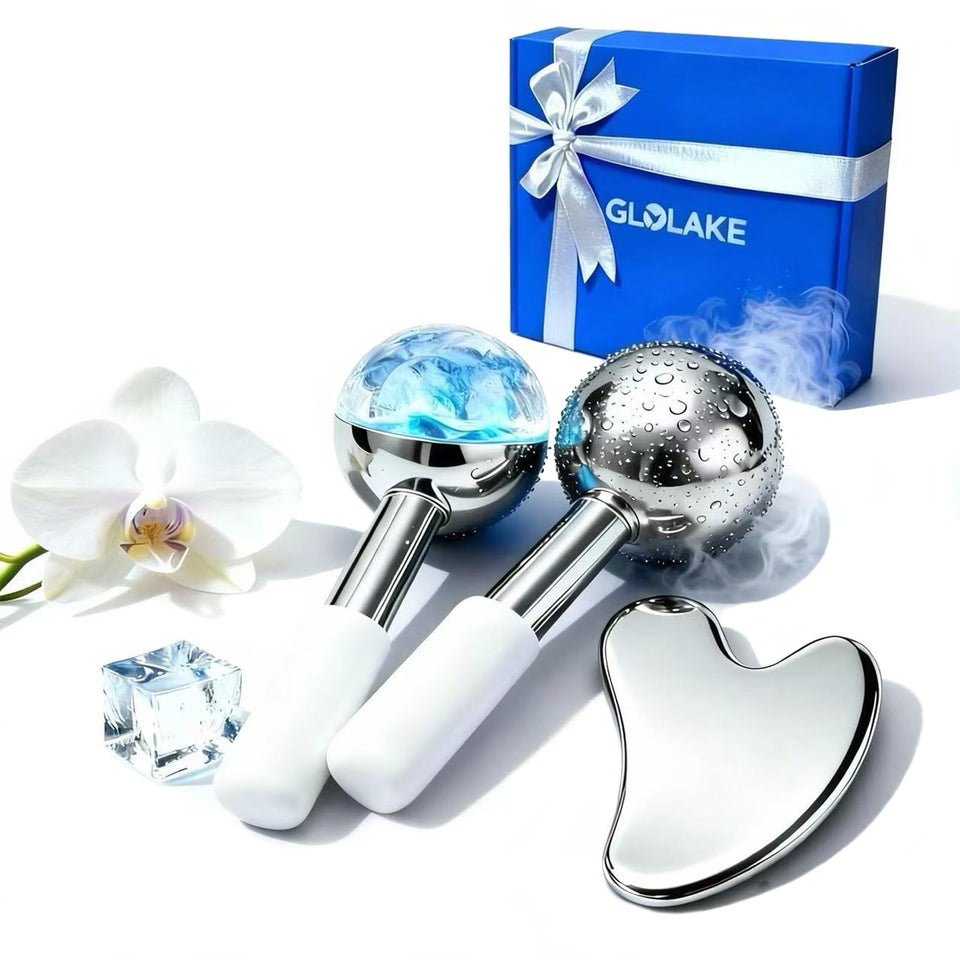GLOLAKE Ice Roller Face 1 delivers refreshing cooling for a revitalized morning glow.