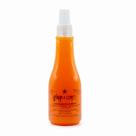 Glop and Glam Creamsicle Mist bottle ready to tame bedhead for kids.