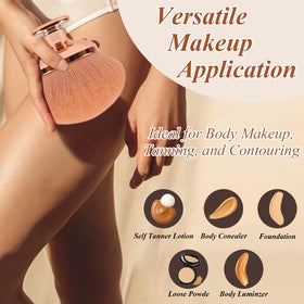 GloreBrochas daily and travel-friendly design for on-the-go self tanning.