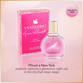 Gloria Vanderbilt Minuit New York box packaging hints at refined gifting options.