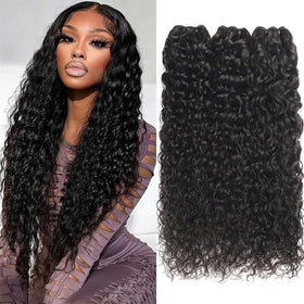 Gloseeing water wave bundles 20-inch silky curls for natural fullness