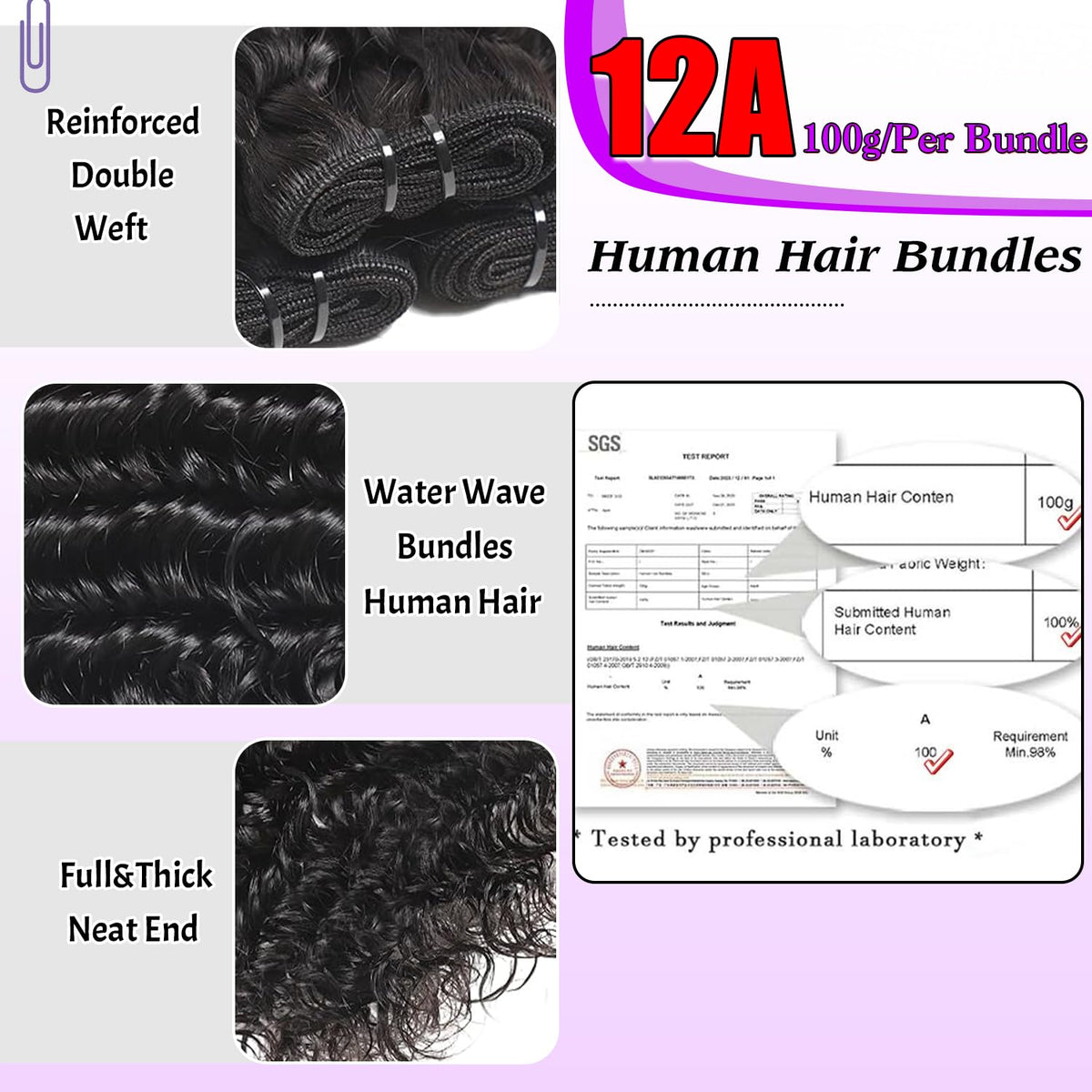 Gloseeing water wave bundles care tips with mousse and light oil