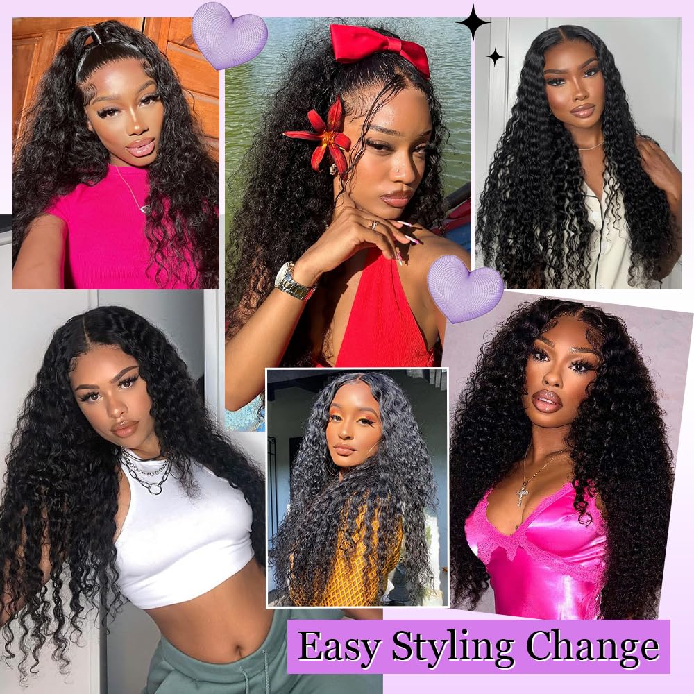 Gloseeing water wave bundles color-ready option for bleaching or dyeing