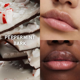 Glossier Balm Dotcom on a cuticle; hydrates and conditions dry skin around nails.