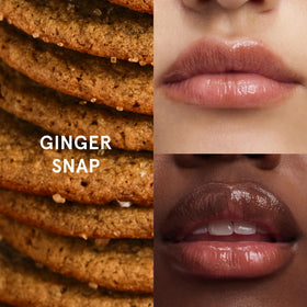 Applying Balm Dotcom on lips; instant moisture and smooth base.