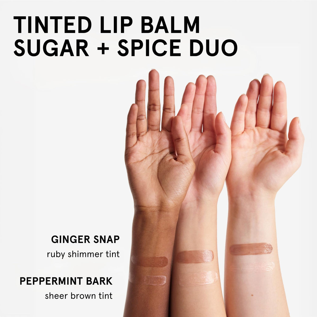 Glossier Balm Dotcom Ginger Snap 15ml bottle close-up; warm, subtly spiced hydration for lips.