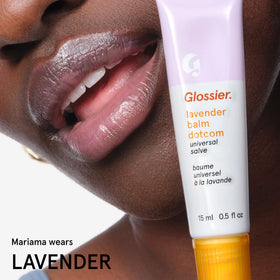 Ingredient highlight for Glossier Balm Dotcom lanolin beeswax castor oil