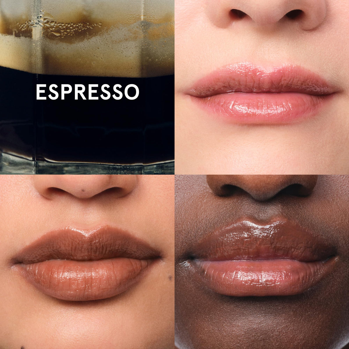 Glossier Balm Dotcom Mocha Tint doubles as cuticle moisturizer.