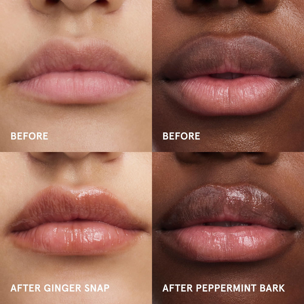 Glossier Balm Dotcom under lipstick base; creates smooth, comfortable lip surface.