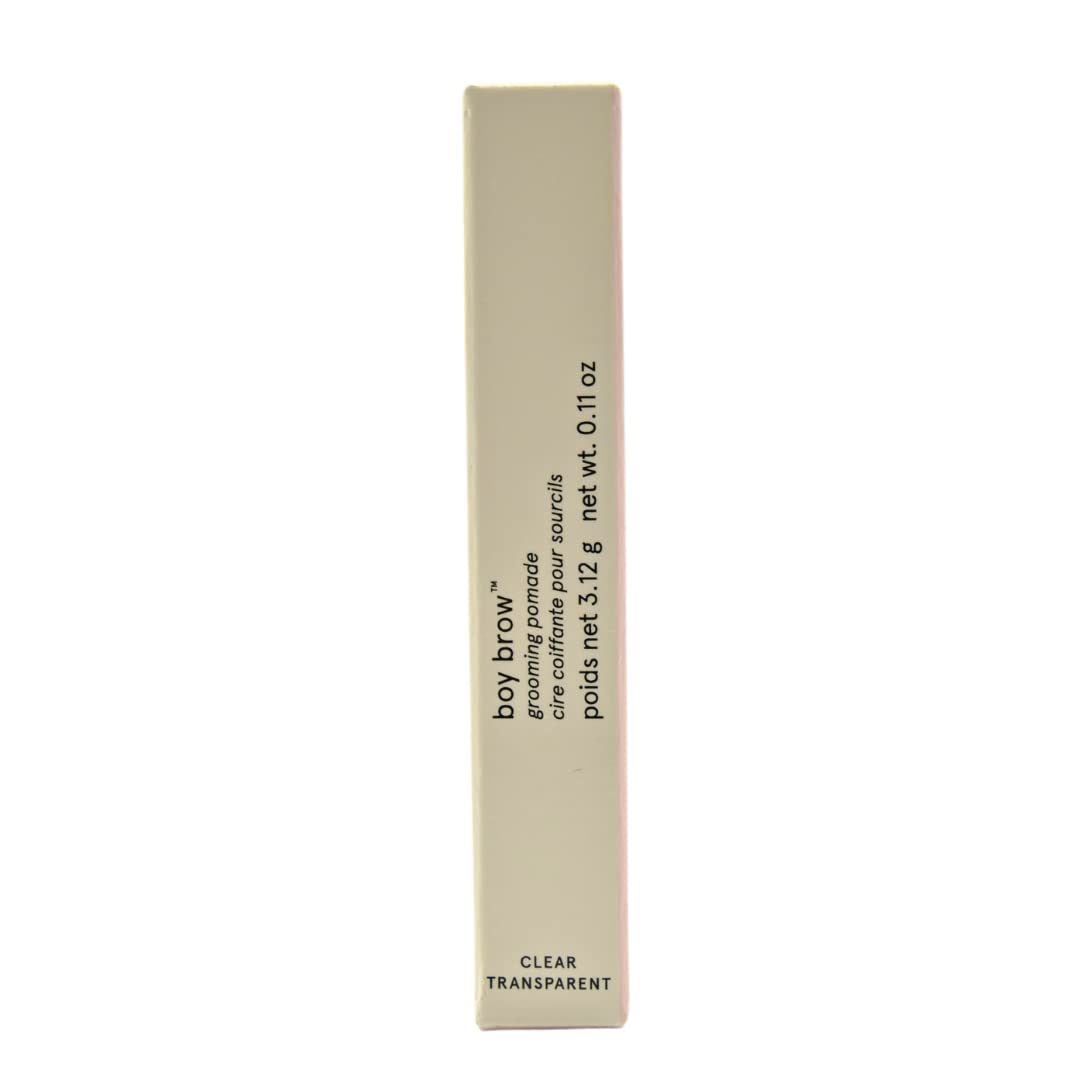 Glossier Boy Brow precision brush application demonstrating easy daily shaping and even hair coating.