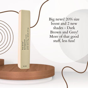 Glossier Boy Brow packaging highlights gluten-free and cruelty-free credentials.