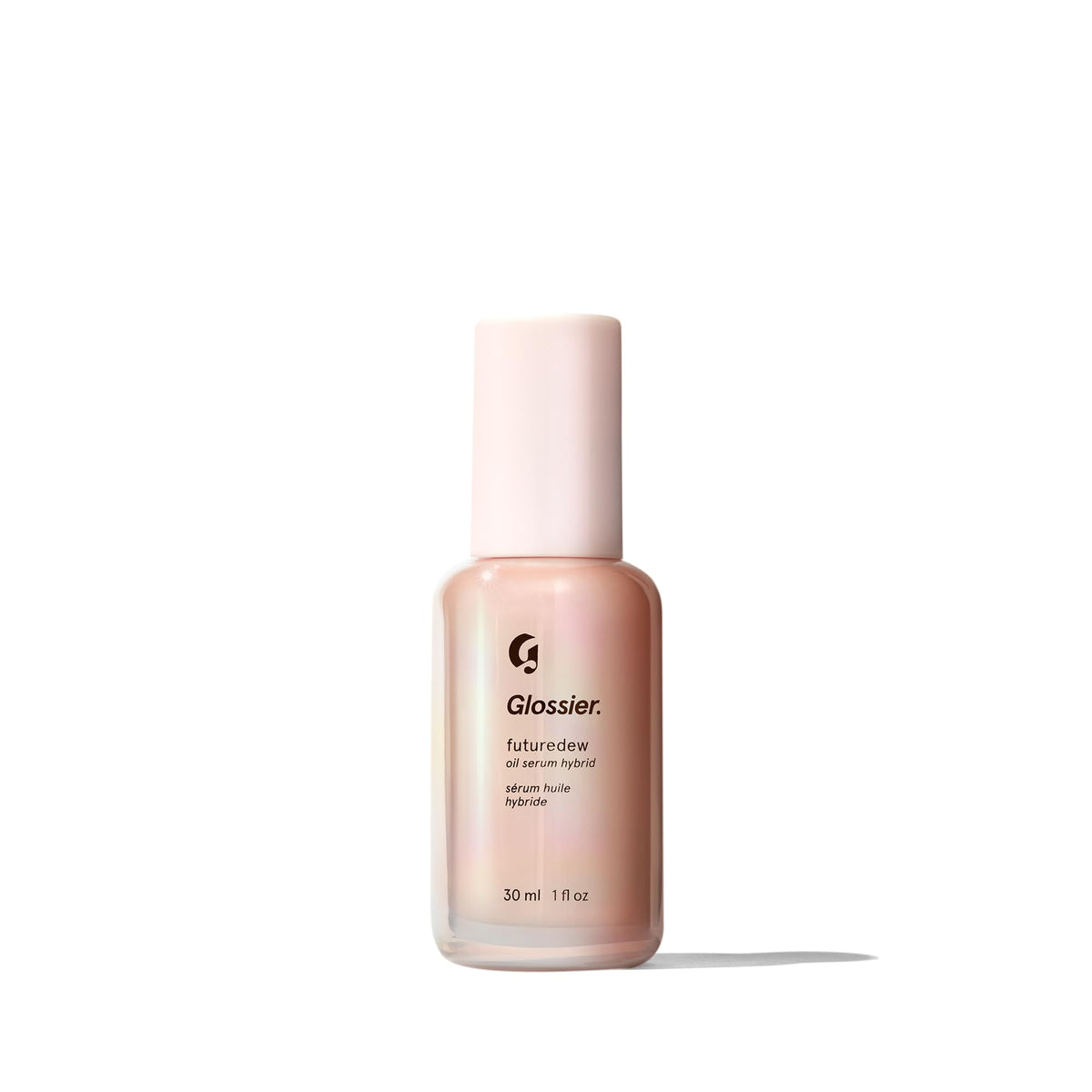 Glossier Futuredew Serum bottle with dewy glow and lightweight hydration for lasting radiance