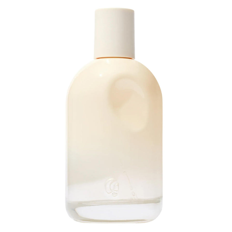 Glossier You Doux bottle front showing sleek design and compact profile
