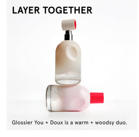 Glossier You Doux warm woody base seen as the fragrance’s foundation