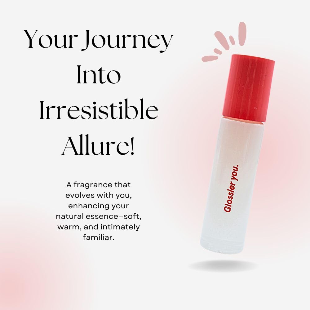 Close-up of Glossier You rollerball cap showing secure, leak-free design