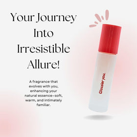 Close-up of Glossier You rollerball cap showing secure, leak-free design