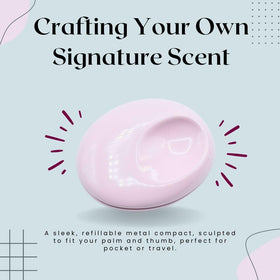 Glossier You Solid Perfume compact open for easy application and quick refresh.