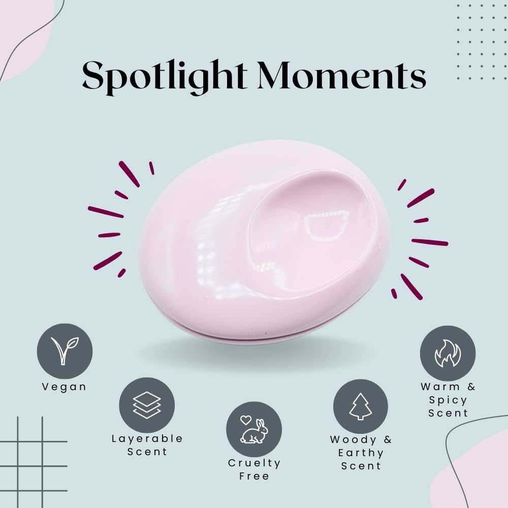 Glossier You Solid Perfume logo detail highlighting refined branding for everyday luxury.