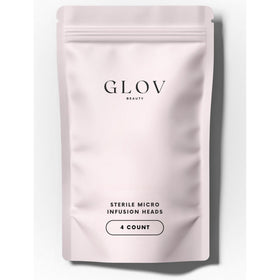 Glov Beauty replacement 0.25mm head for precise, hygienic application.