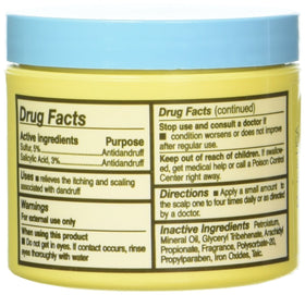 Glover's medicated ointment being applied to the scalp to relieve itching
