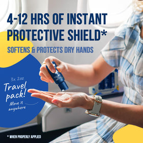 Gloves In A Bottle breathable barrier texture provides lasting protection.