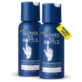 Gloves In A Bottle Shielding Lotion 2oz pack of 2 for on-the-go skin protection.