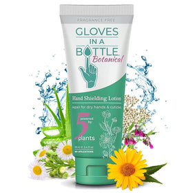 Gloves In A Bottle Shielding Lotion texture close-up highlights hydration.