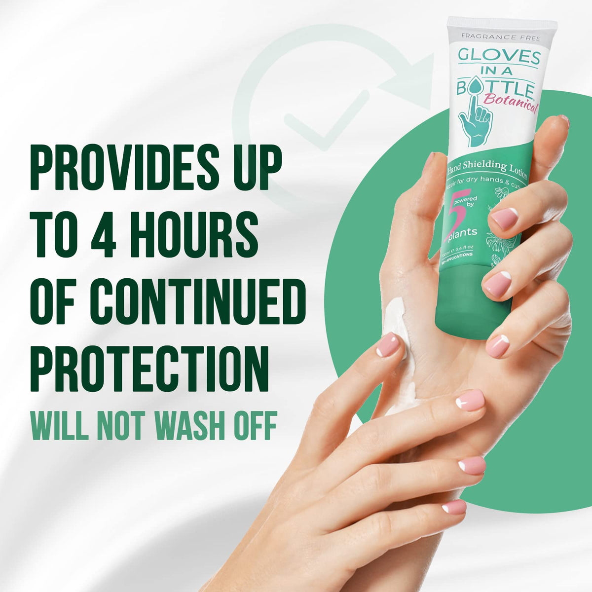 Gloves In A Bottle USA-made badge on packaging signals domestic production.