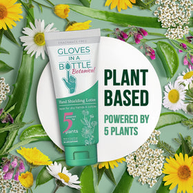 Cruelty-free and vegan formulation highlighted on Gloves In A Bottle packaging.