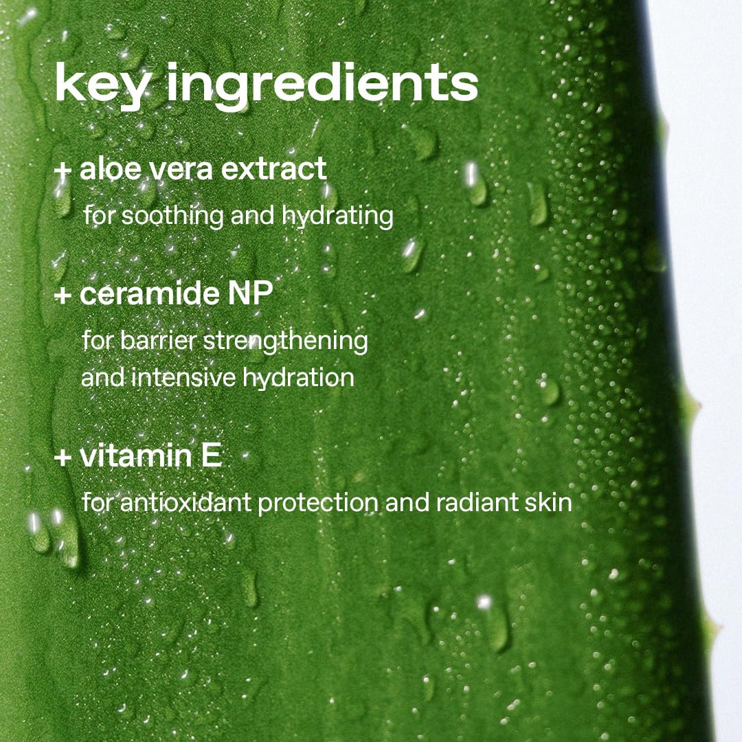 Glow Aloe Barrier ceramide NP ingredient focuses on strengthening the skin's resilience.