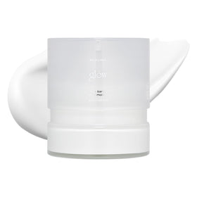 Glow Aloe Barrier Moisturizer jar shows creamy texture for instant soothing and barrier support.