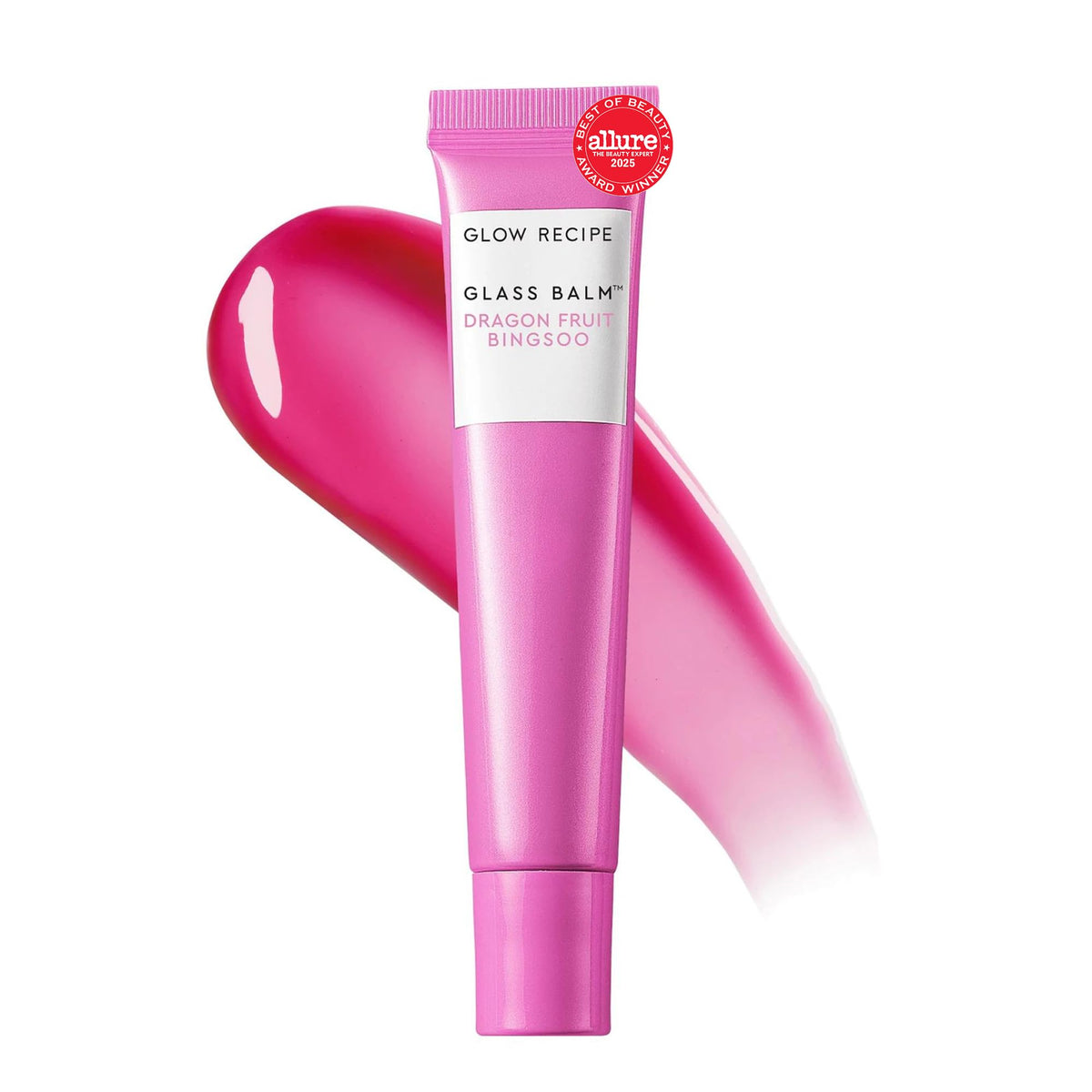 Glow Recipe Glass Balm lip-application delivers glossy hydration for all-day comfortable lips