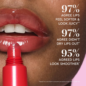 Glow Recipe Glass Balm Lip Treatment packaging with wand in focus