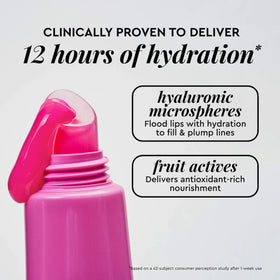 Glow Recipe Glass Balm plump-lines delivers visibly smoother, hydrated lips