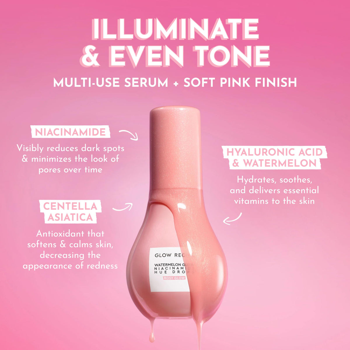 Glow Recipe Hue Drops pump applicator for easy buildable glow.