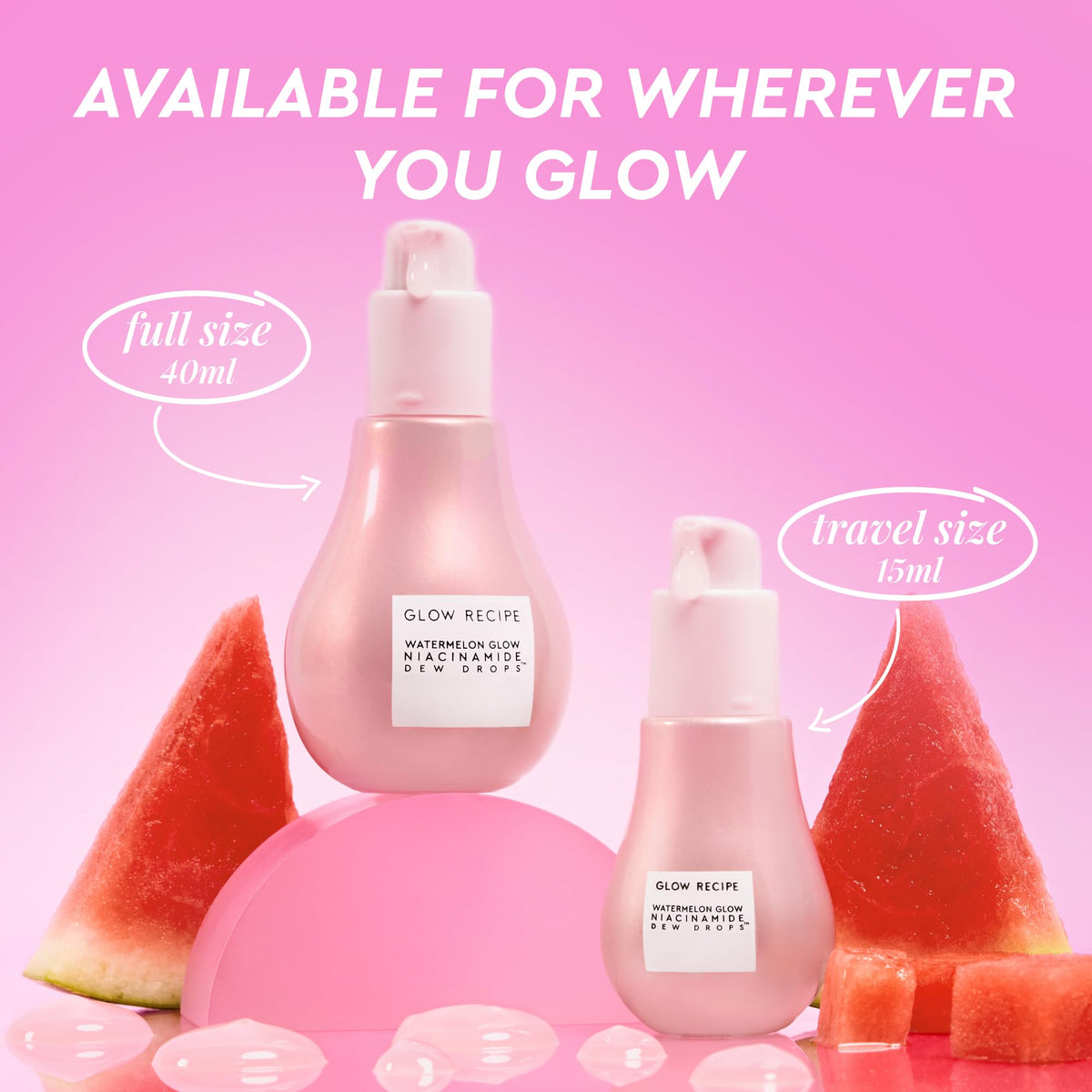 Glow Recipe Hyaluronic Acid serum texture provides a lightweight, hydrating feel.
