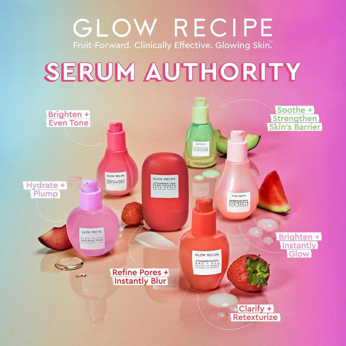 Glow Recipe vegan cruelty-free serum bottle signals responsible skincare routine