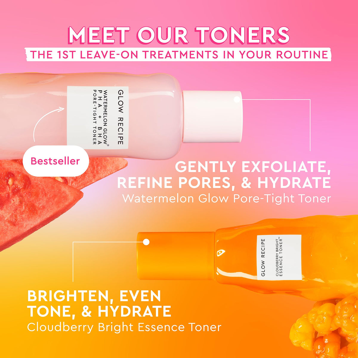 Glow Recipe travel-size packaging shot for on-the-go routine