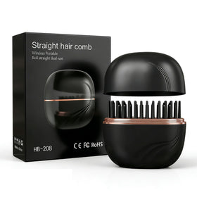 Gloxlite mini hair straightener travel-compact enables on-the-go styling.