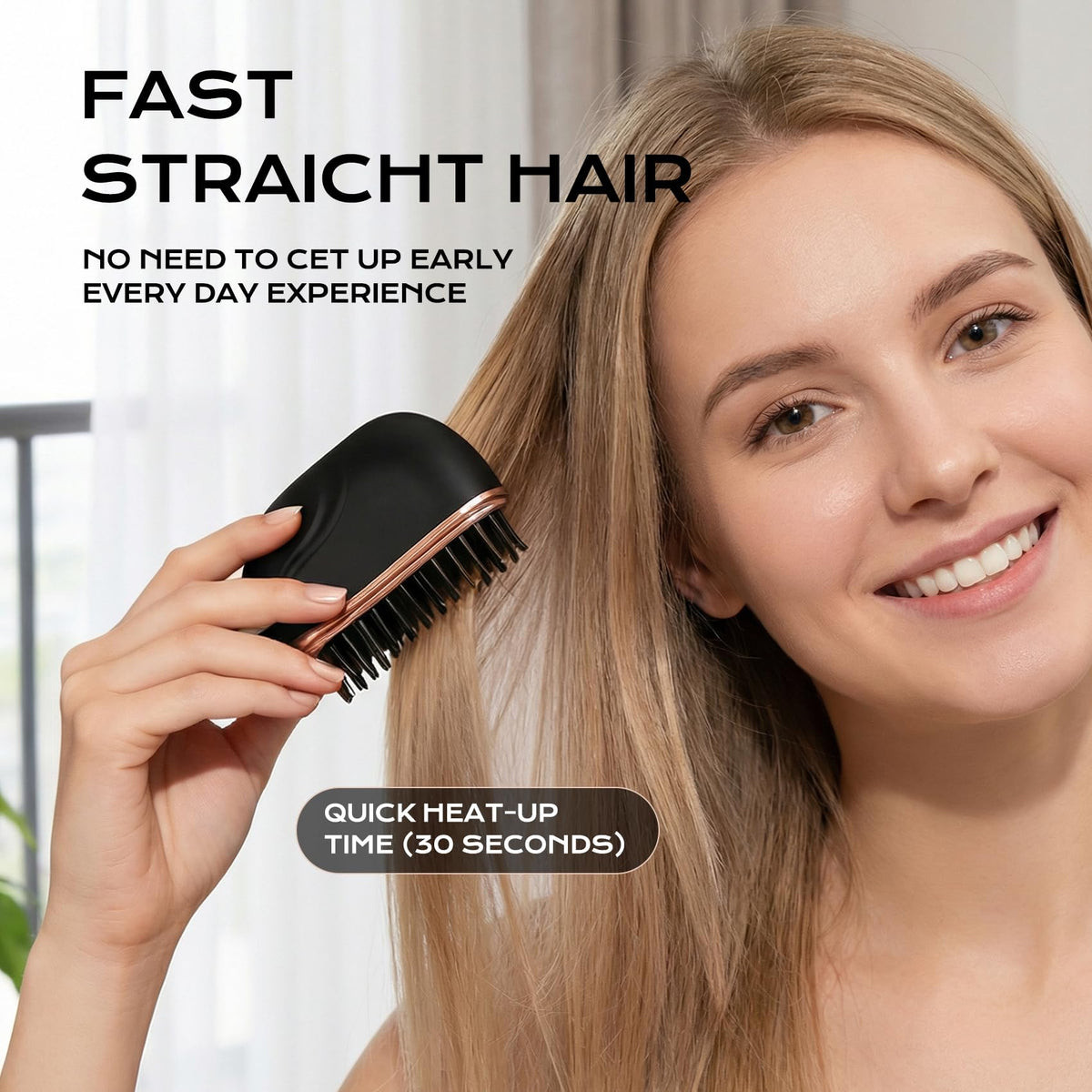 Gloxlite mini hair straightener type-c-recharge enables cordless, quick power.