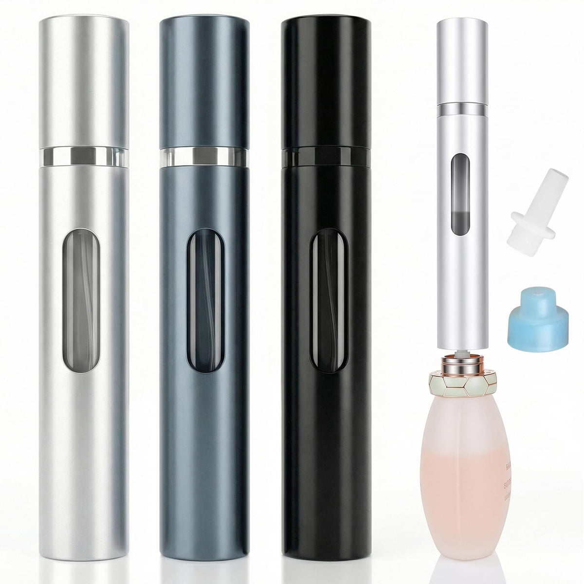Gloxlite travel perfume atomizer compact for on the go fragrance without bulk